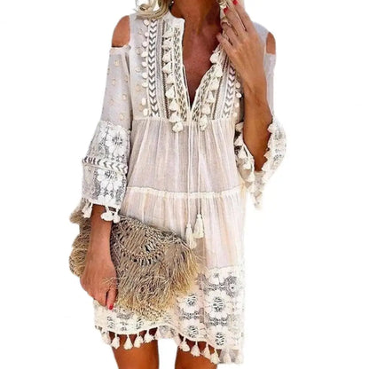 Bella™ | Boho Fringe Dress