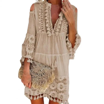 Bella™ | Boho Fringe Dress